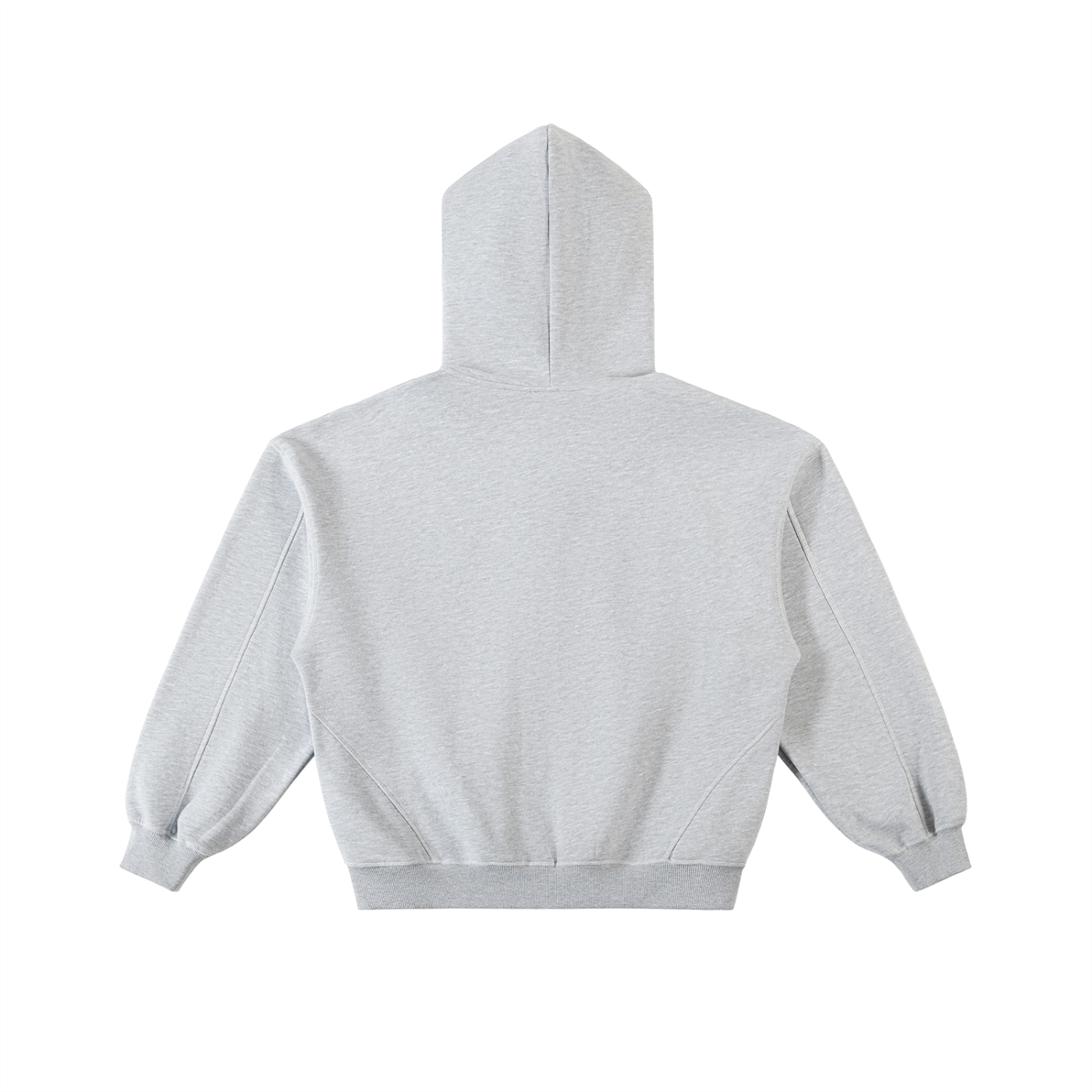 The Essential Contrast Stitch Zip Hoodie