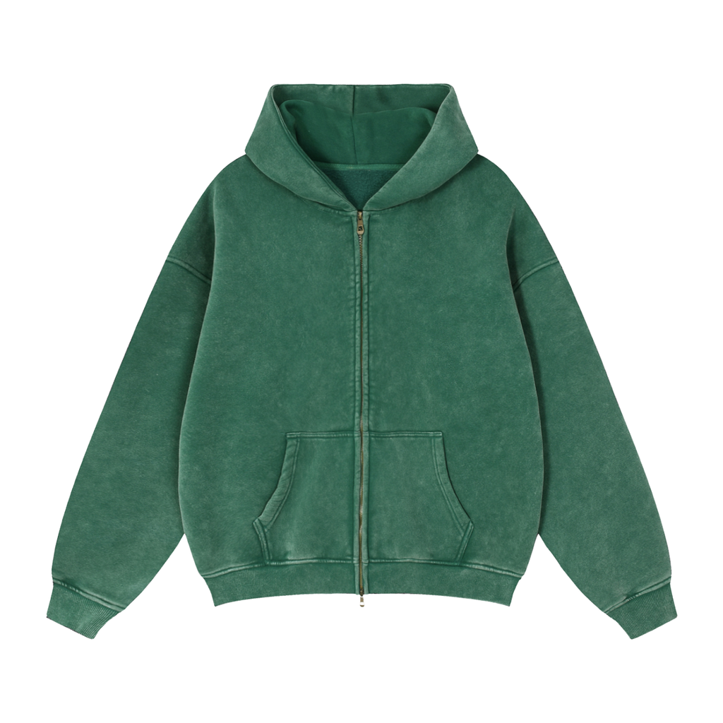 The Essential Boxy Zip Hoodie