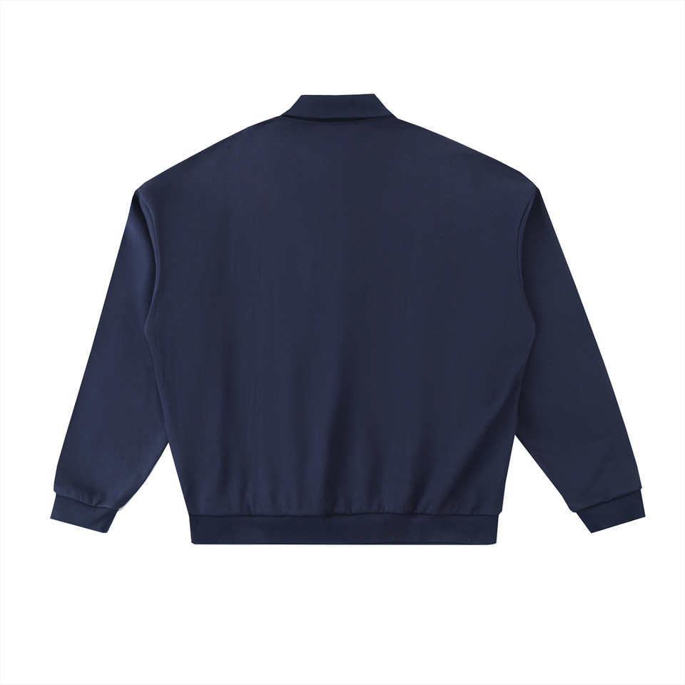 Form Polo Sweatshirt — Heavyweight Fleece
