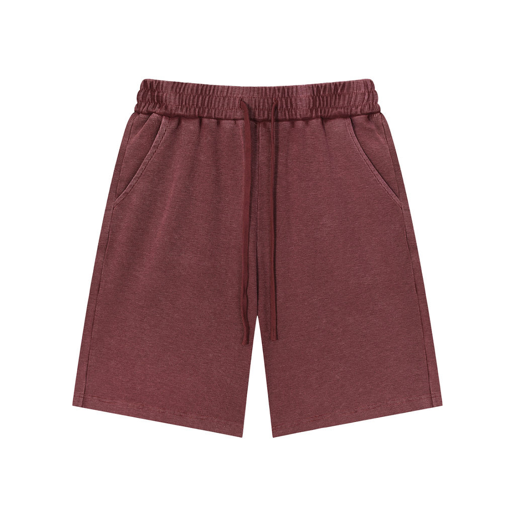 The Waffle Washed Knit Shorts