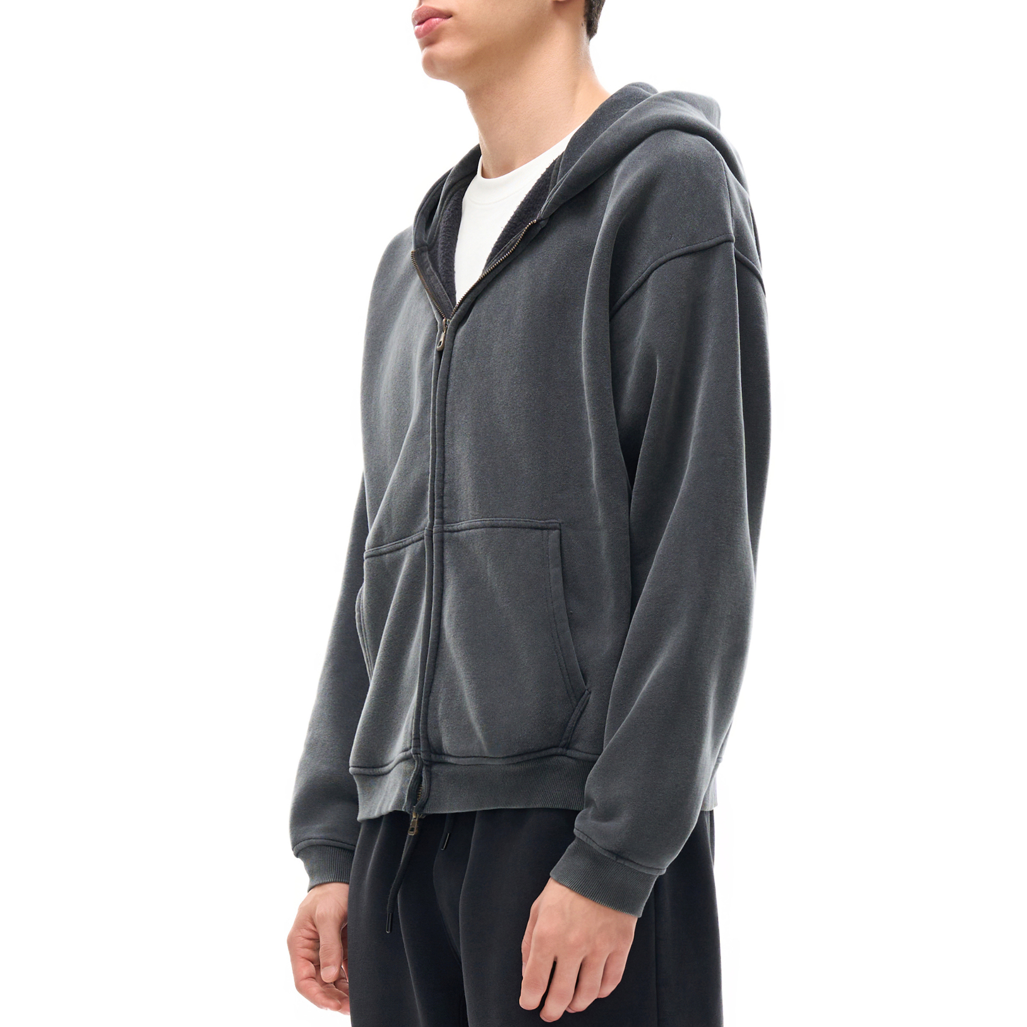 The Essential Boxy Zip Hoodie