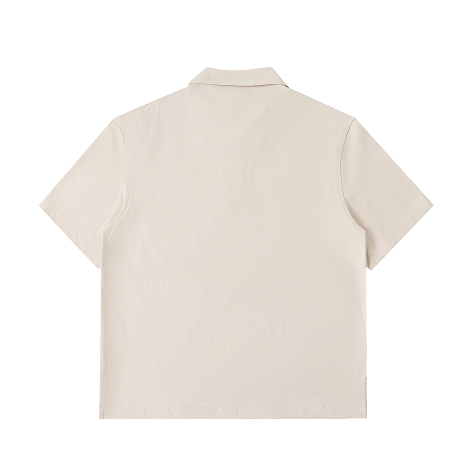Axis Polo — Half-Zip Cotton