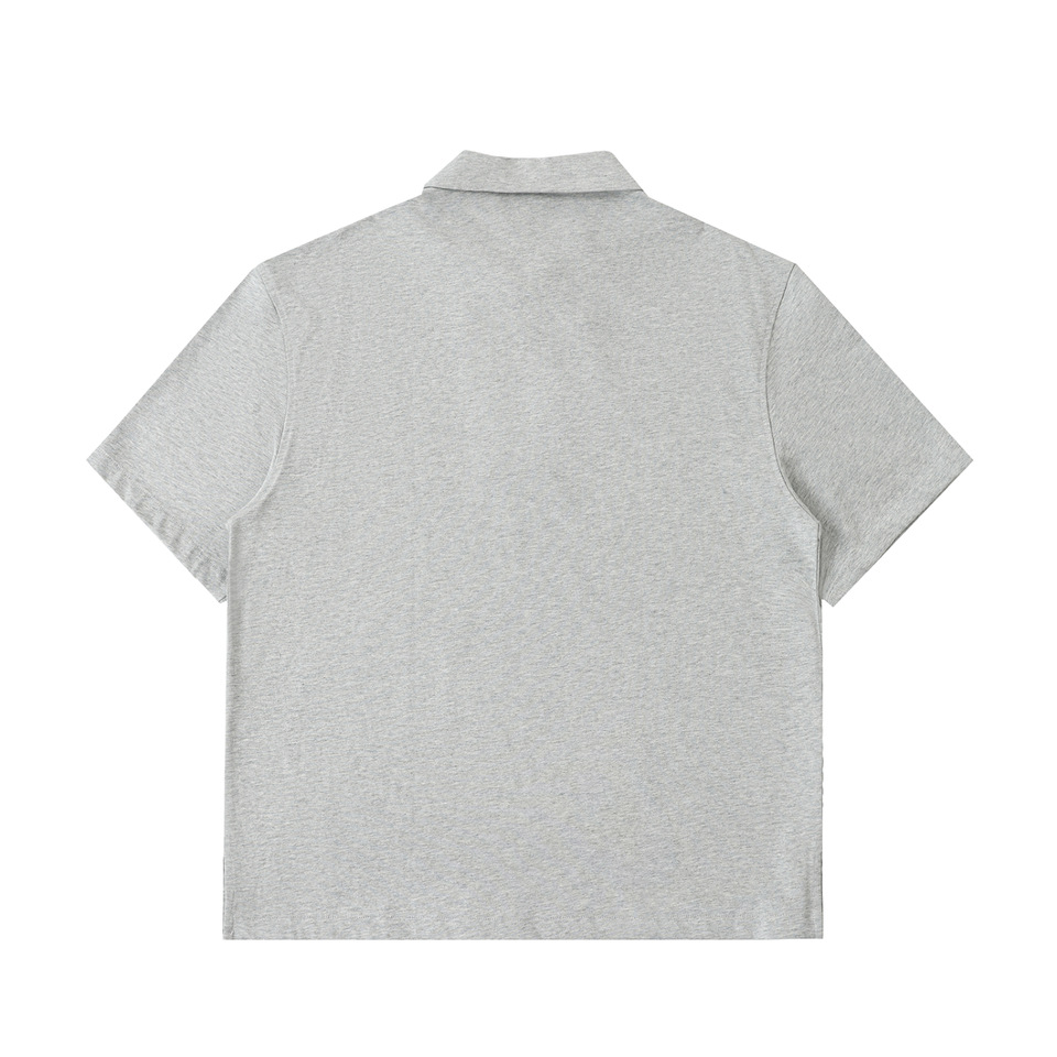 Axis Polo — Half-Zip Cotton