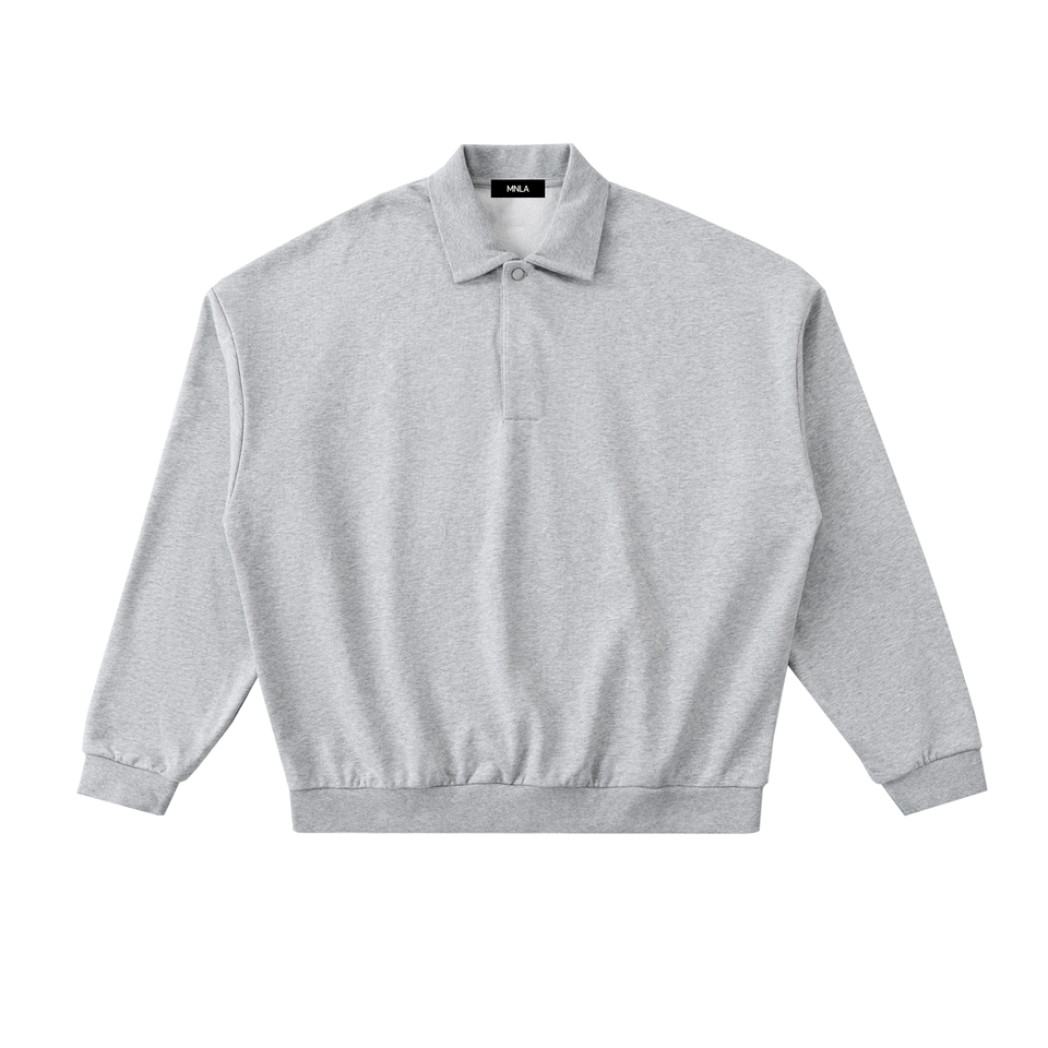 Form Polo Sweatshirt — Heavyweight Fleece