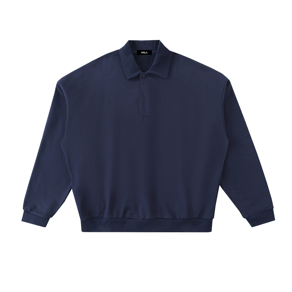 Form Polo Sweatshirt — Heavyweight Fleece