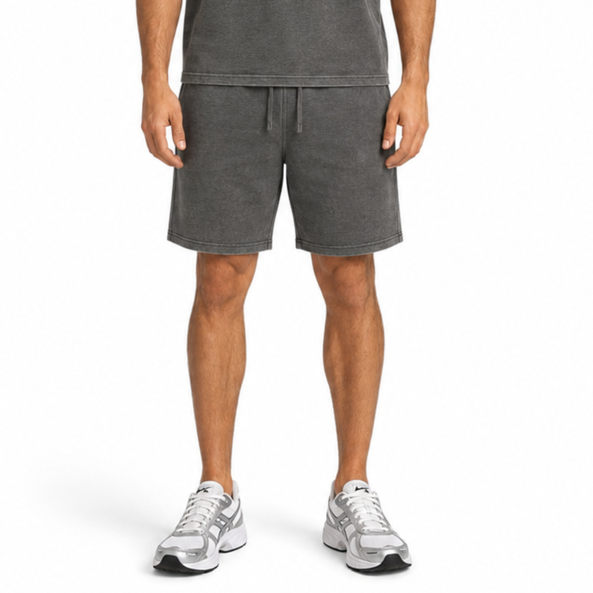 The Waffle Washed Knit Shorts