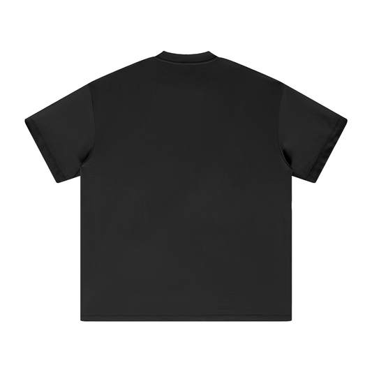 Core Tee Black — Heavyweight Cotton