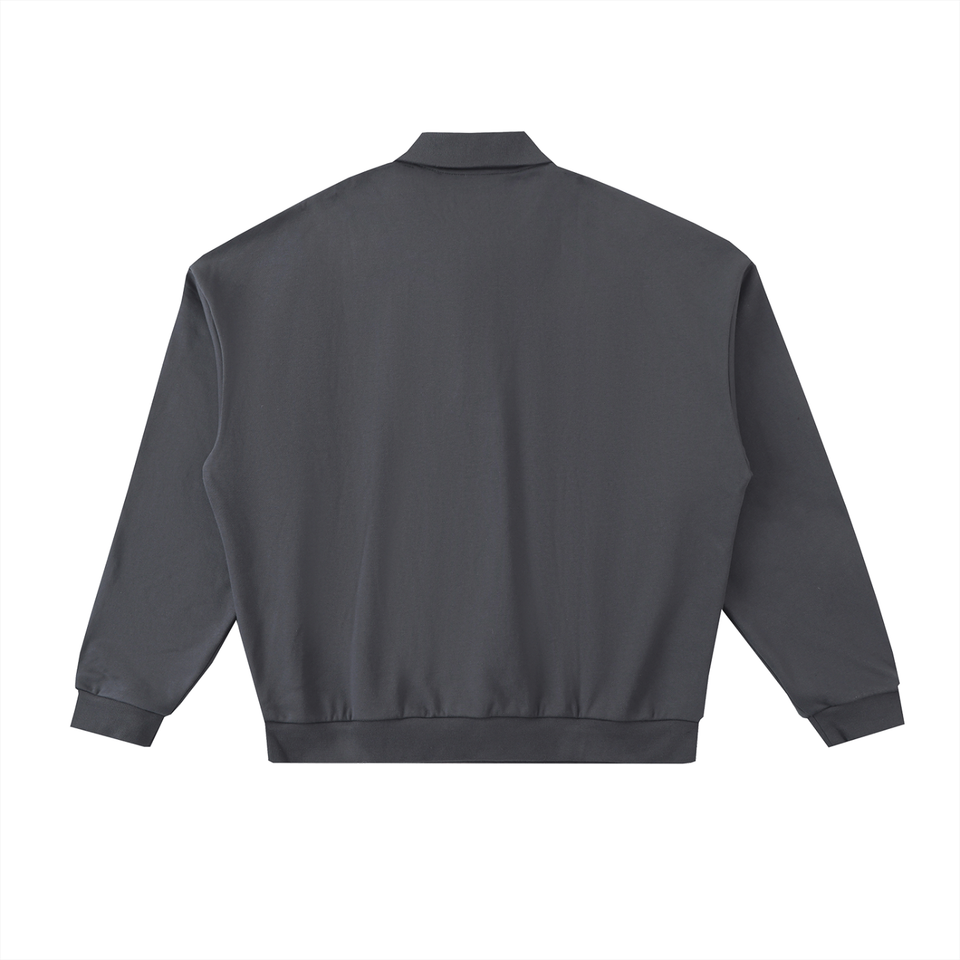 Form Polo Sweatshirt — Heavyweight Fleece