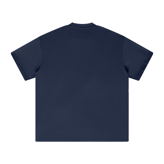 Core Tee Navy — Heavyweight Cotton