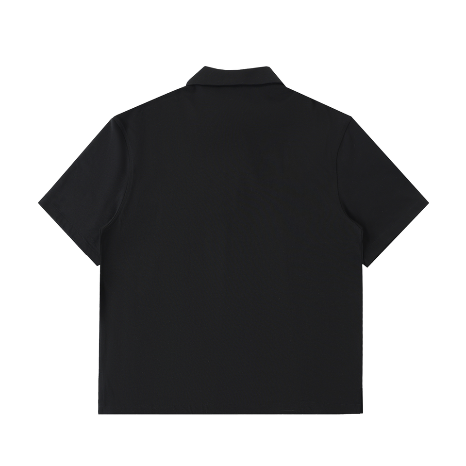 Axis Polo — Half-Zip Cotton