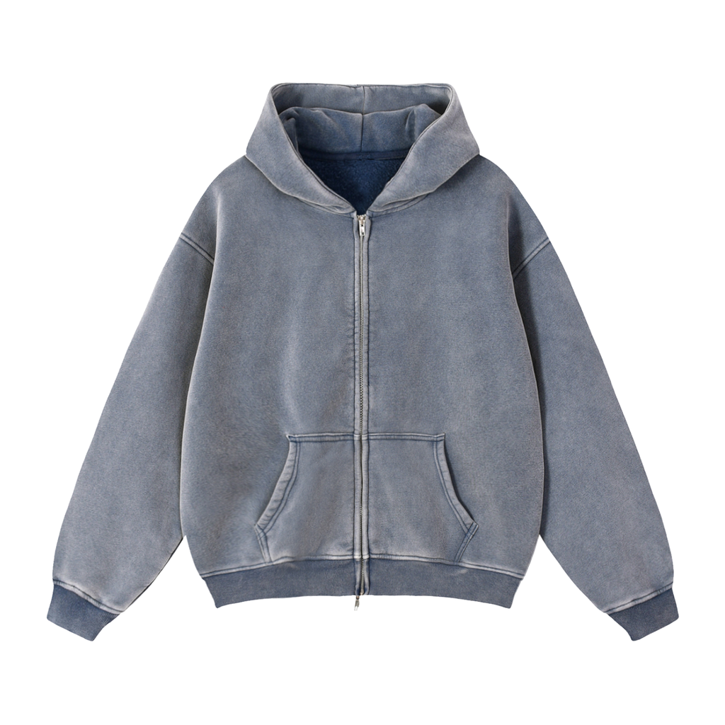 The Essential Boxy Zip Hoodie
