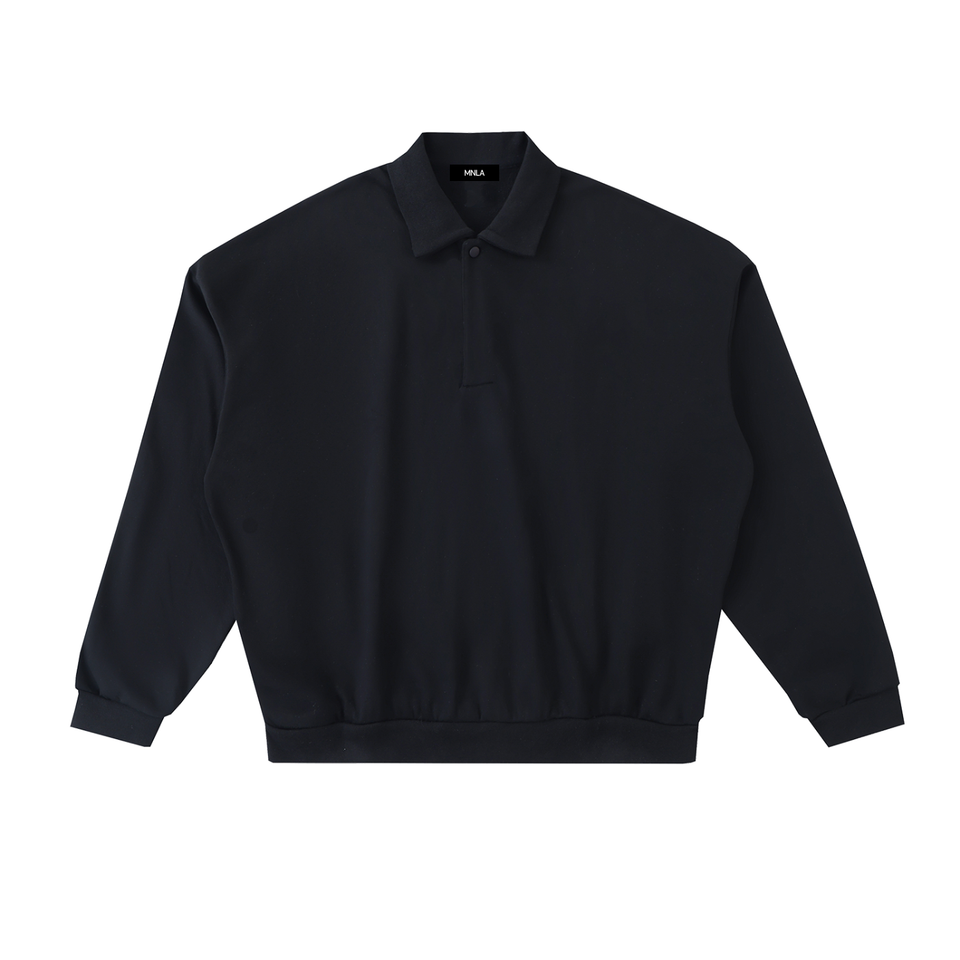 Form Polo Sweatshirt — Heavyweight Fleece