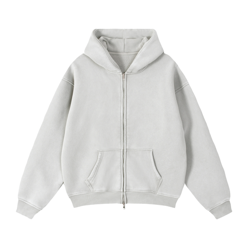 The Essential Boxy Zip Hoodie