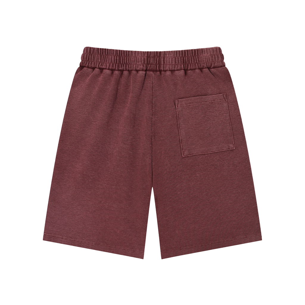 The Waffle Washed Knit Shorts