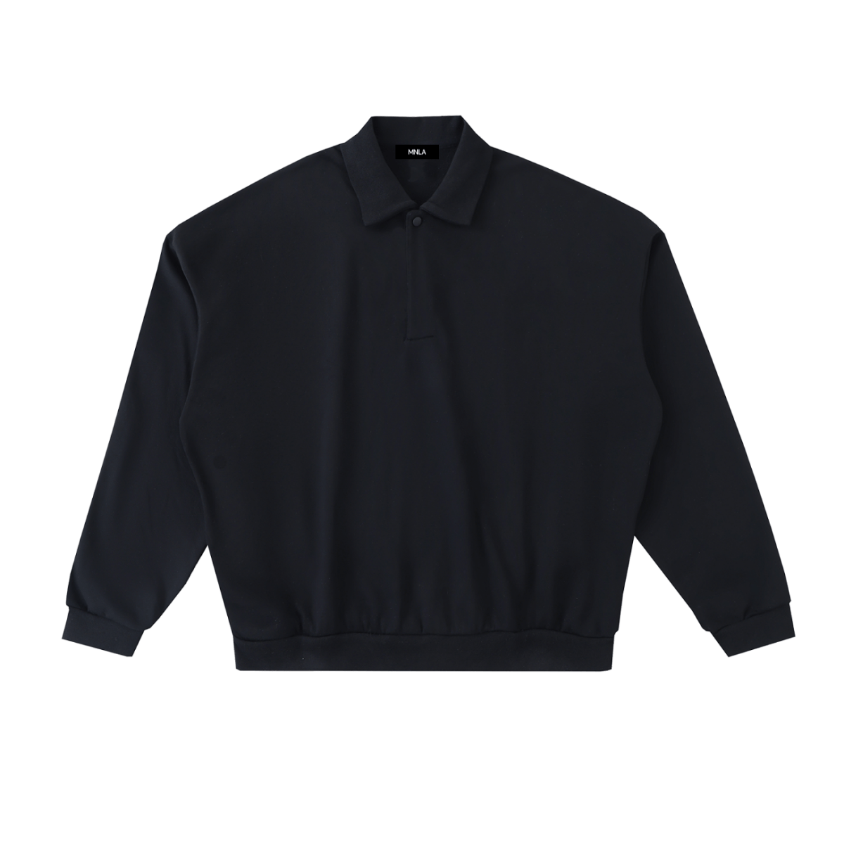 Form Polo Sweatshirt — Heavyweight Fleece - MNLA