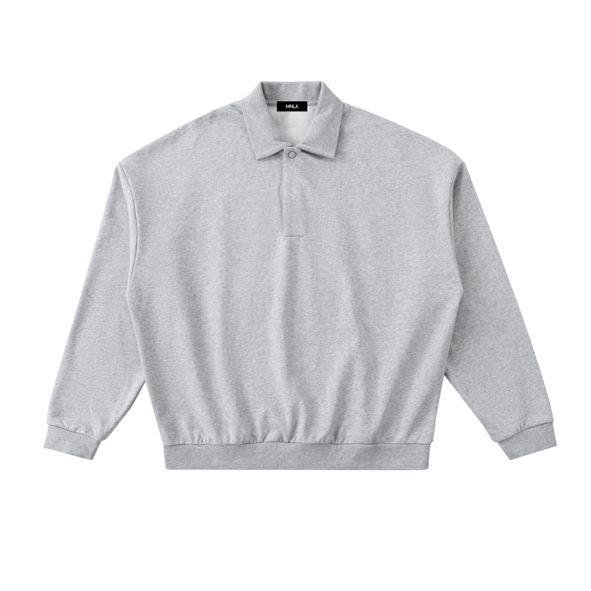 Form Polo Sweatshirt — Heavyweight Fleece - MNLA