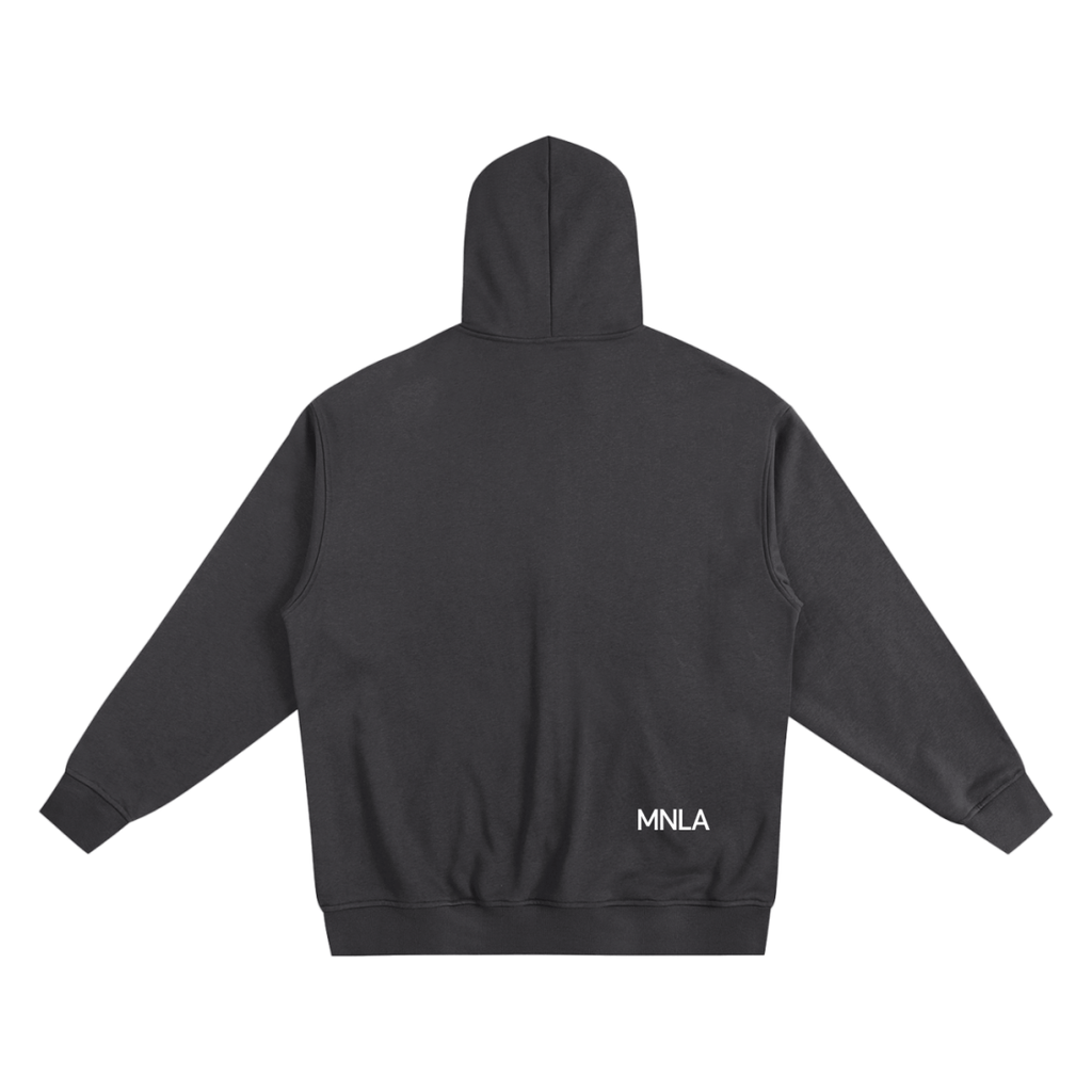 Framework Zip Hoodie Dark Grey — 400 GSM Heavyweight - MNLA