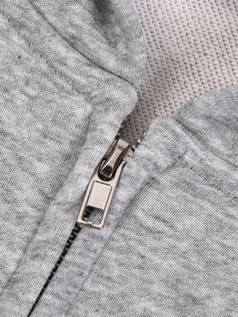 Framework Zip Hoodie Light Grey — 400 GSM Heavyweight - MNLA