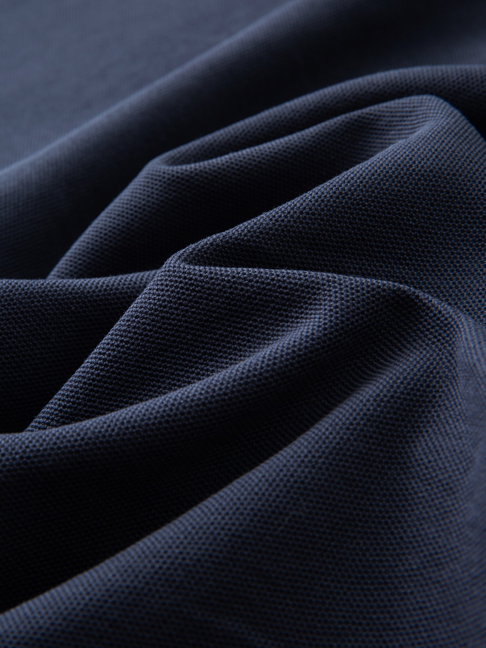 Edge Polo – Navy with White Contrast Collar