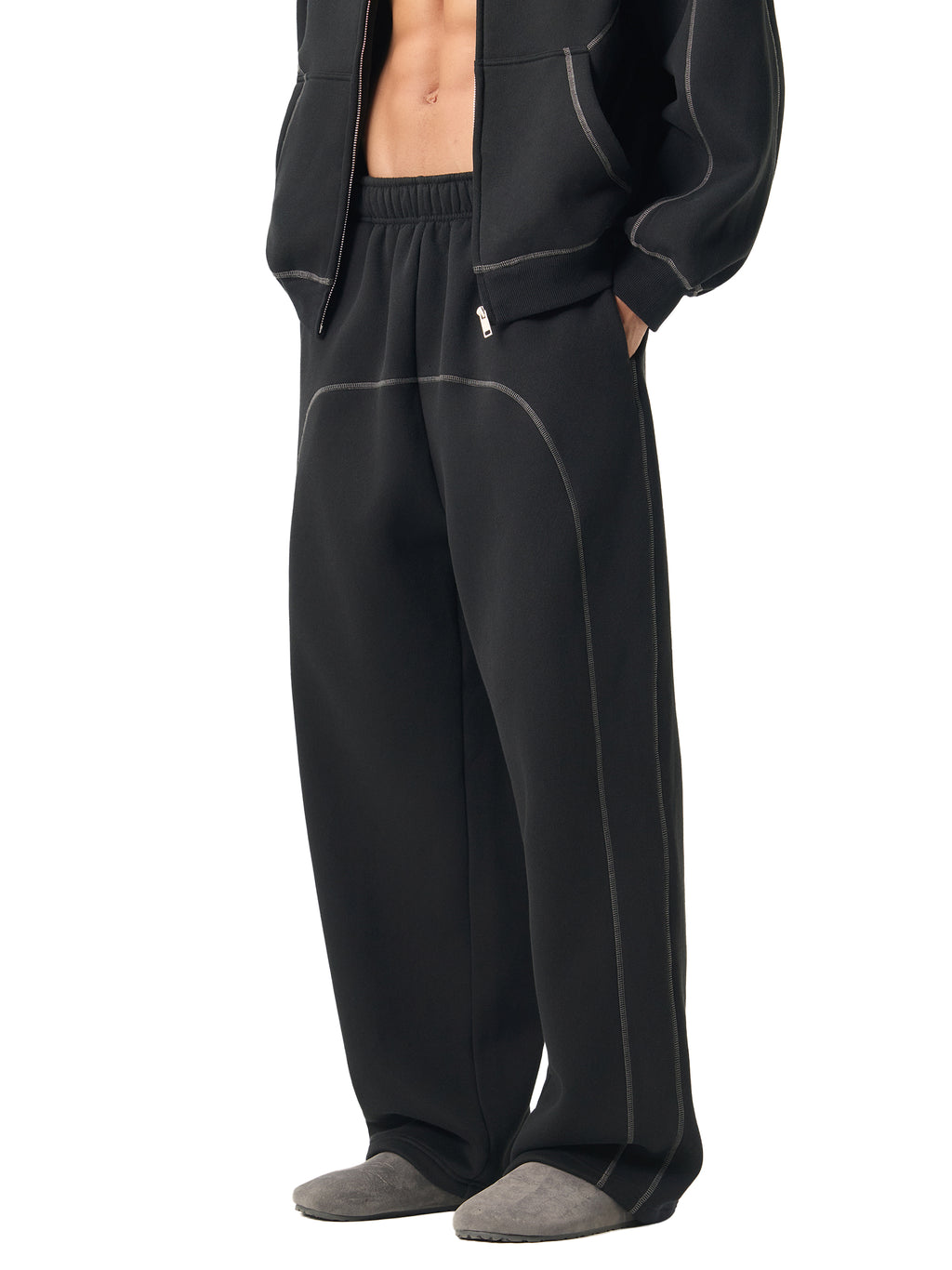 The Essential Contrast Stitch Sweatpants