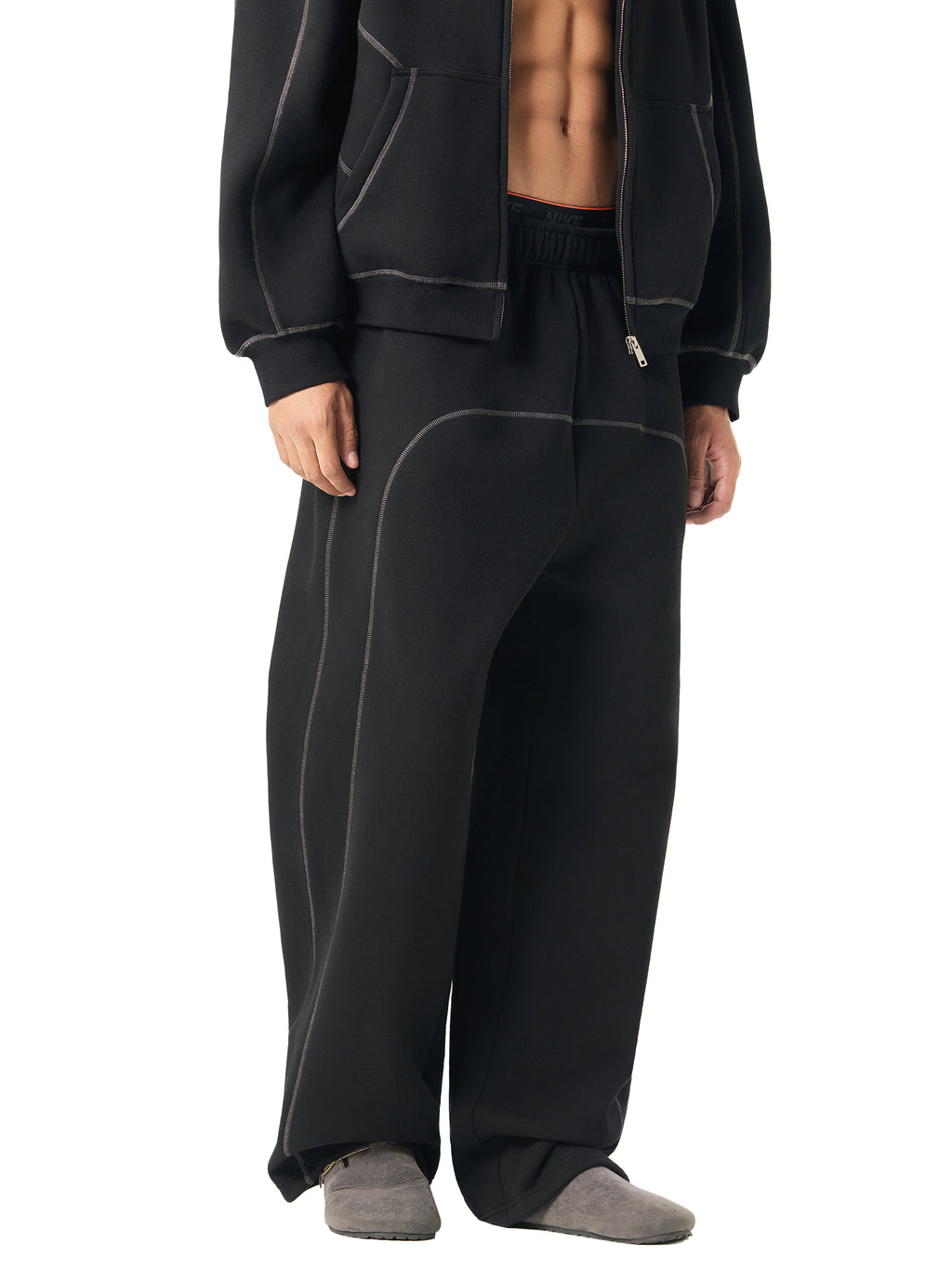 The Essential Contrast Stitch Sweatpants