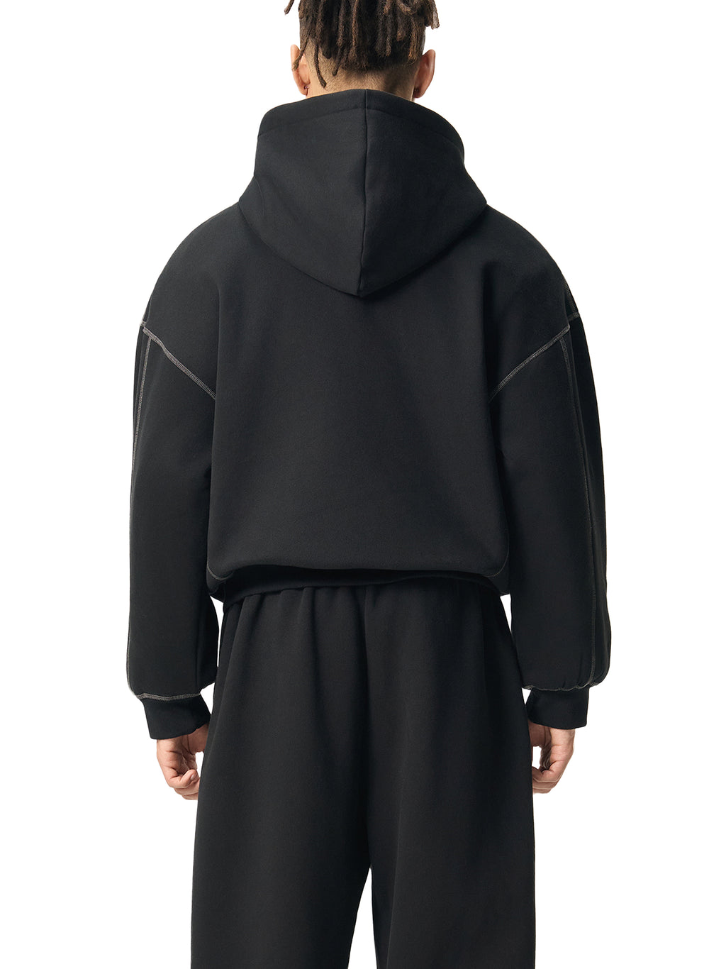 The Essential Contrast Stitch Hoodie