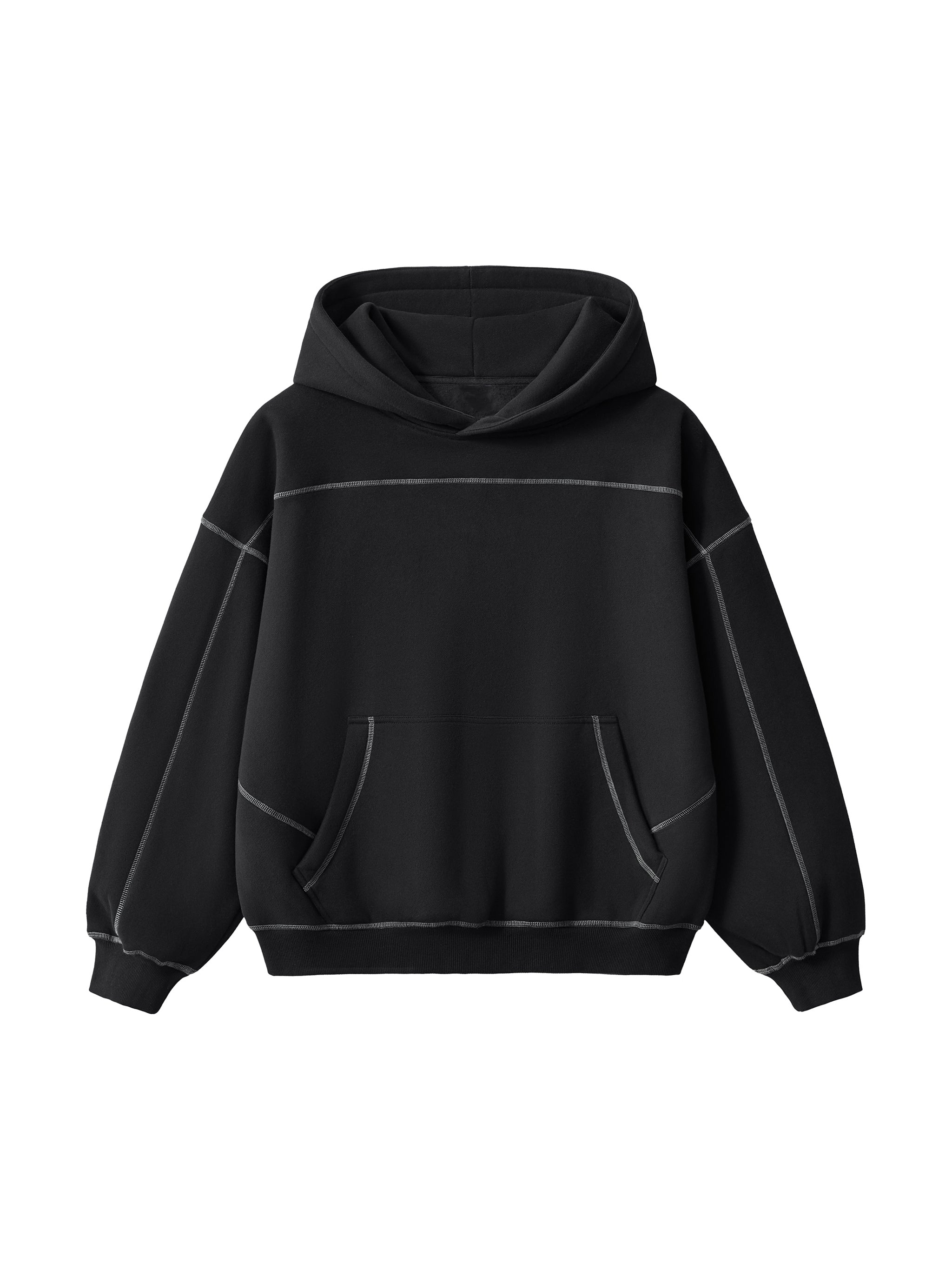 The Essential Contrast Stitch Hoodie